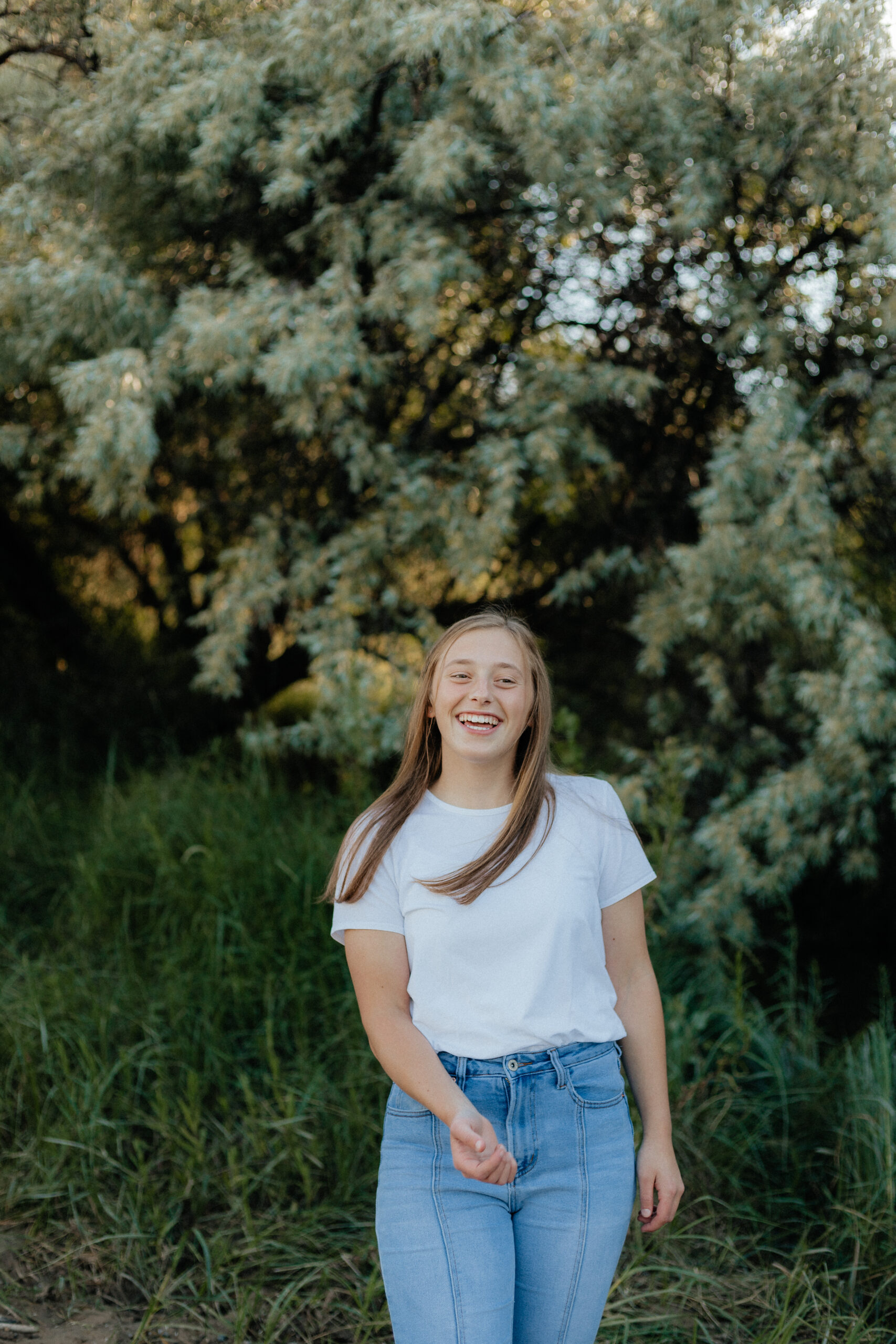 Spring senior photos in Miles City